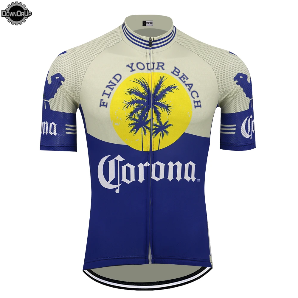 Мужская велосипедная одежда Corona beer короткий рукав ropa ciclismo Джерси Триатлон Майо
