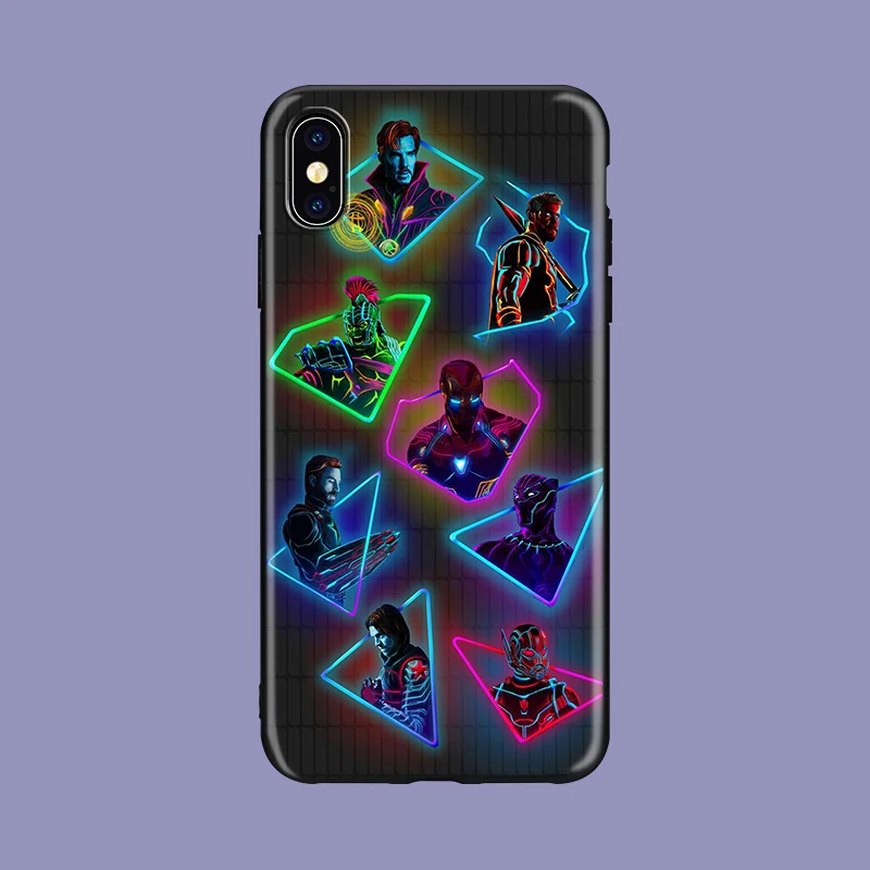 Marvel Человек-паук супергерои Железный человек логотип Мстители эндгейм чехол для