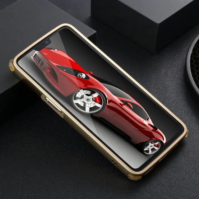 6,28 ''Oneplus6 алюминиевый бампер чехол Funda Oneplus 6 Чехол под шлифованный Металл PC задняя крышка для Coque One Plus 6 чехол для смартфона Броня