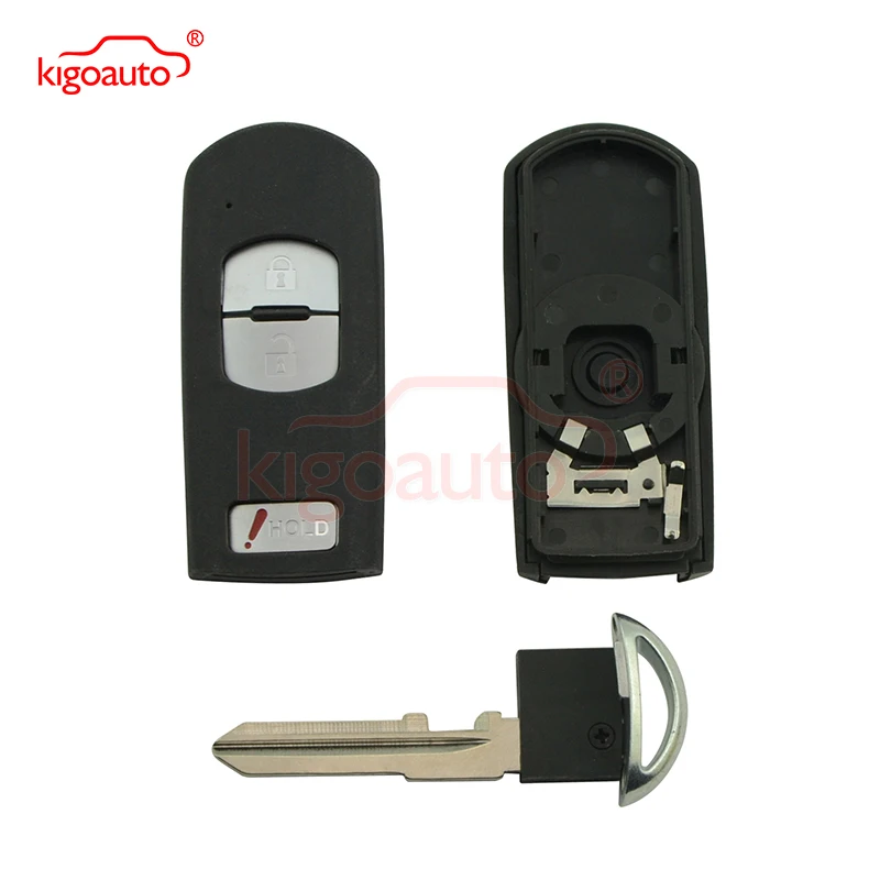 WAZSKE13D01 смарт ключ чехол 3 кнопки дистанционного ключа для Mazda CX 5 2013 2014 kigoauto|buttons