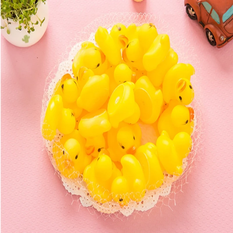 2 шт. детские резиновые купальня игрушка утка уток играют дети Ванна уточка