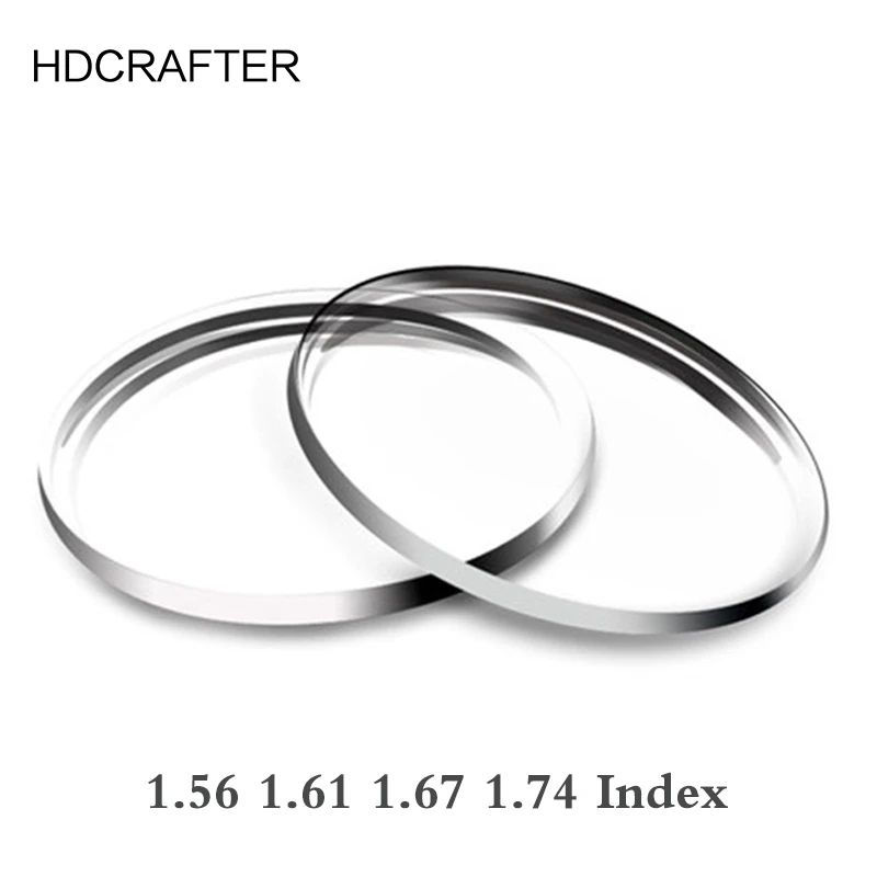 Асферические прогрессивные рецептурные линзы HDCRAFTER близорукость 1 56 индекс 61 67 CYL