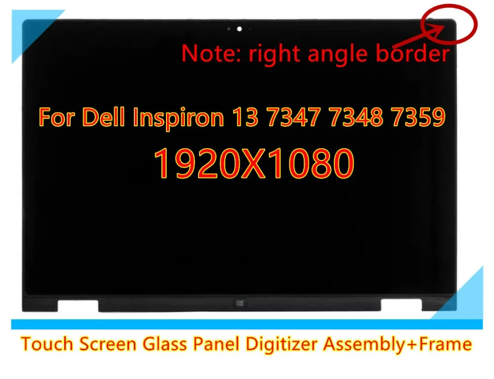 Сенсорный ЖК дисплей 13 3 дюйма для Dell Inspiron 7347 7348 7359 x цифровой преобразователь