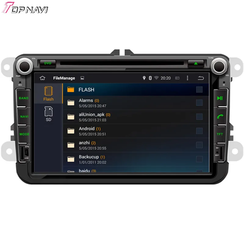 Topnavi 8 ''четырехъядерный Android 6 0 Автомобильный DVD плеер для SKODA OCTAVIA II/OCTAVIA