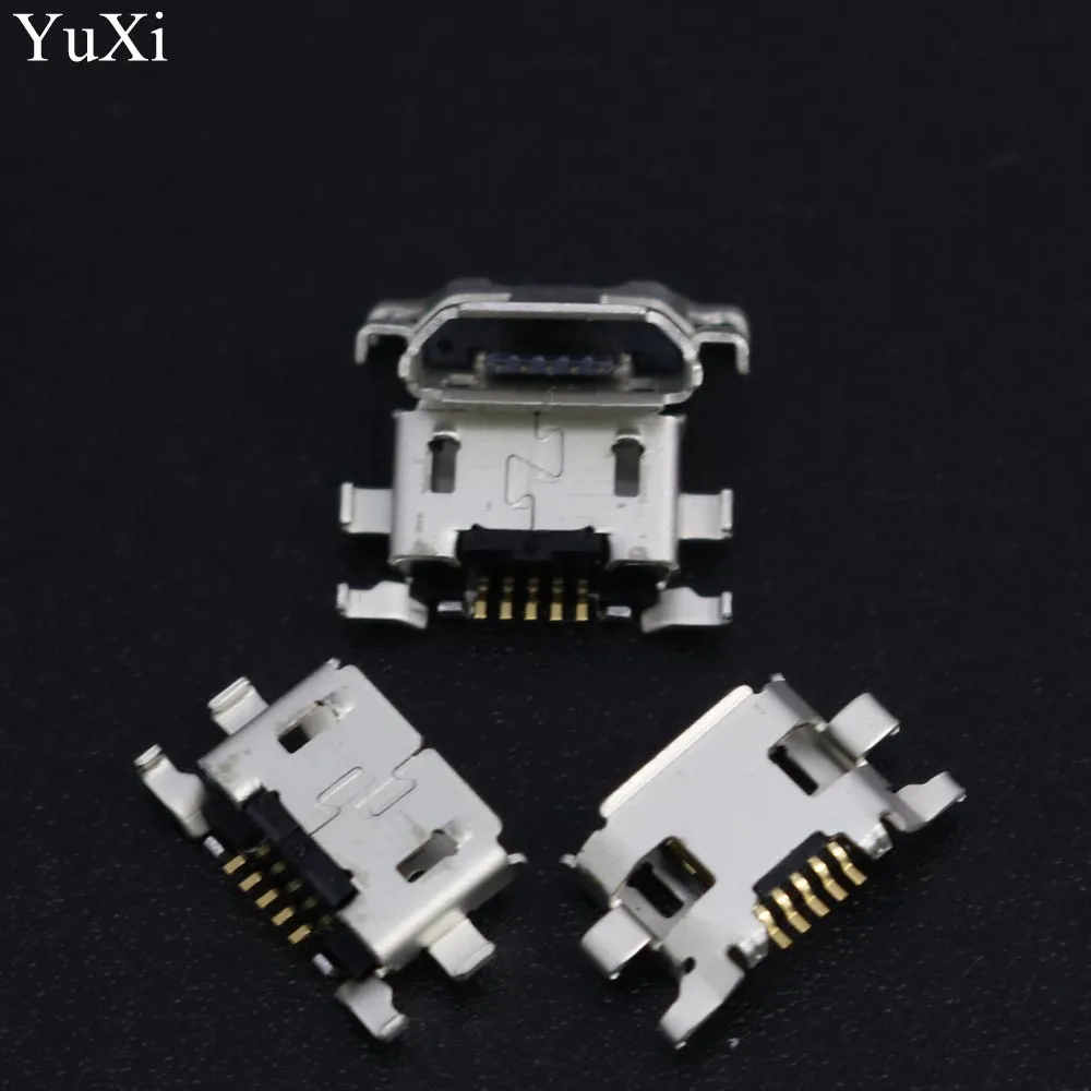 

YuXi 10pcs Micro USB Jack Connector Female 5 pin Charging Socket For Motorola Moto G2 G+1 XT1063 XT1064 XT1068 XT1069