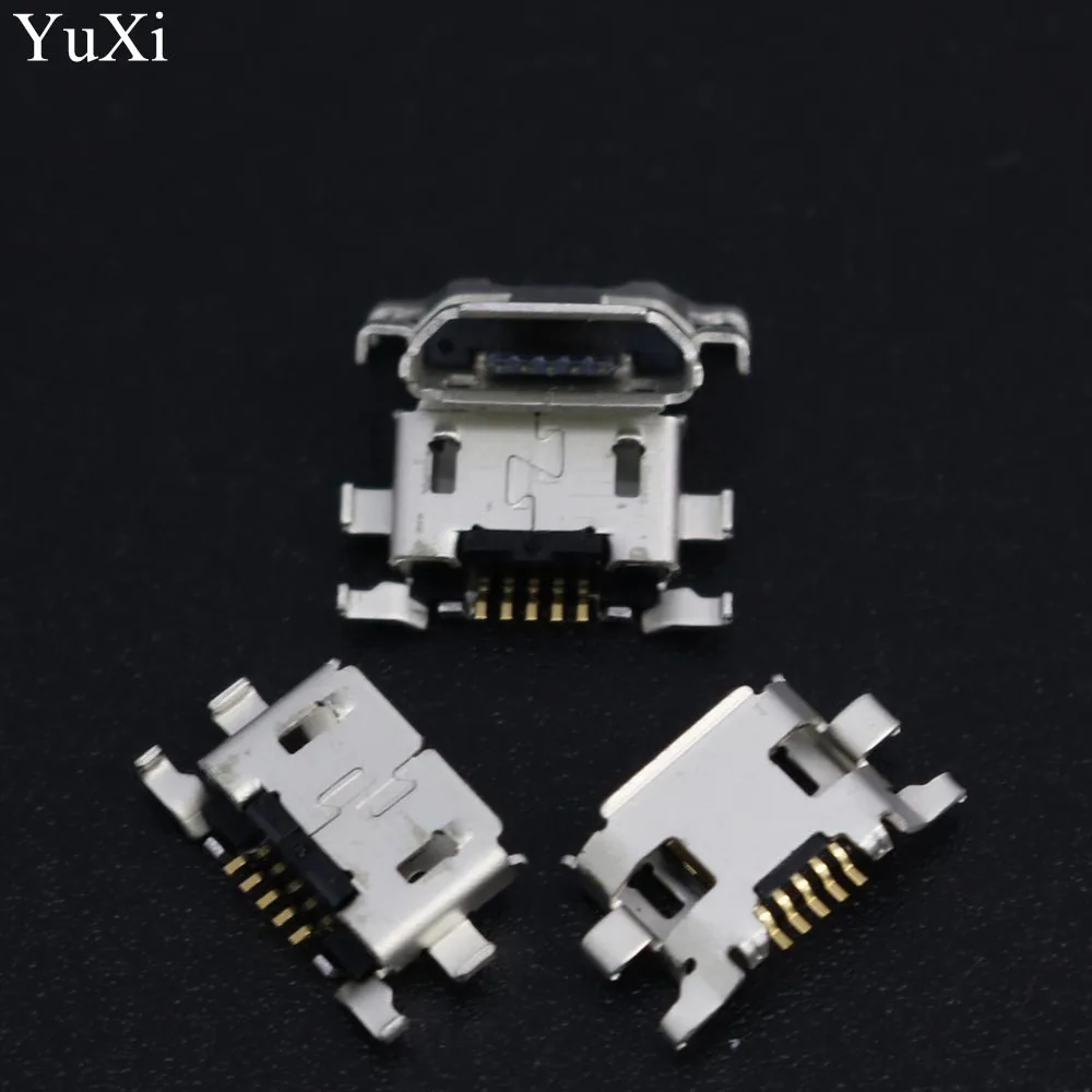 YuXi 10 шт. микро USB Разъем гнездо 5 pin разъем для зарядки Motorola Moto G2 G + 1 XT1063 XT1064 XT1068