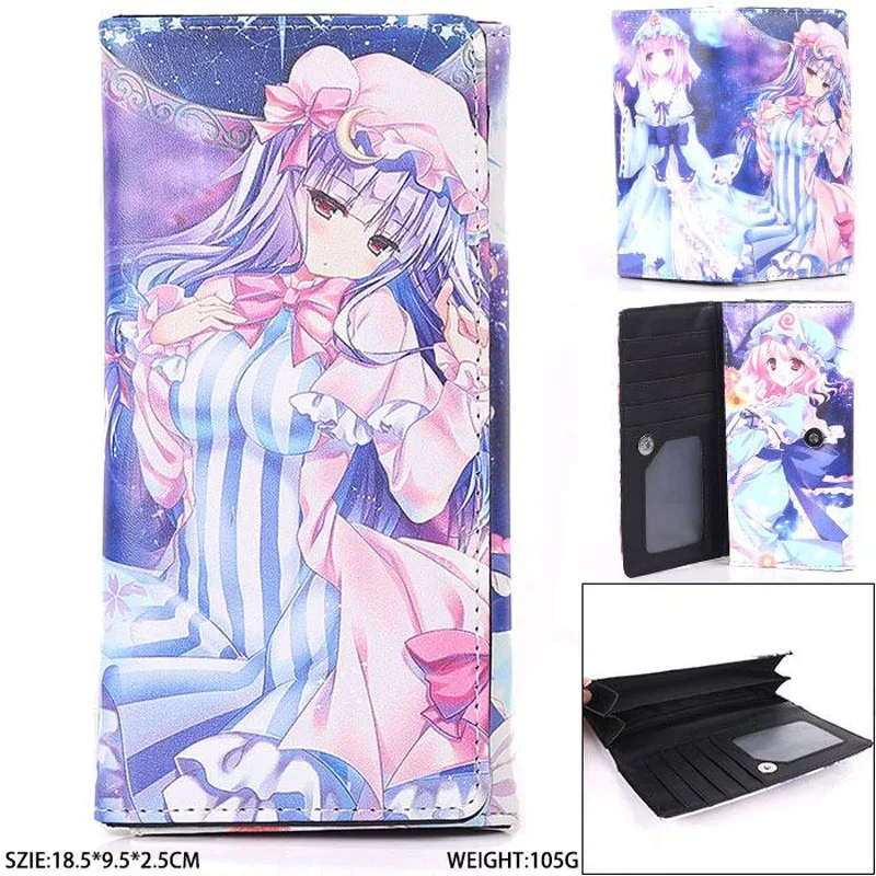 Аниме TouHou Project Remilia Scarlet Длинный кошелек/Высокое качество PU кошелек с магнитной