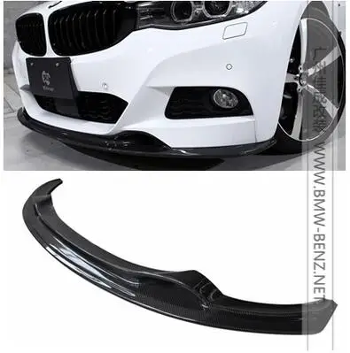 F34 GT авто на передний бампер для автомобильного стайлинга разветвитель фартук B & W