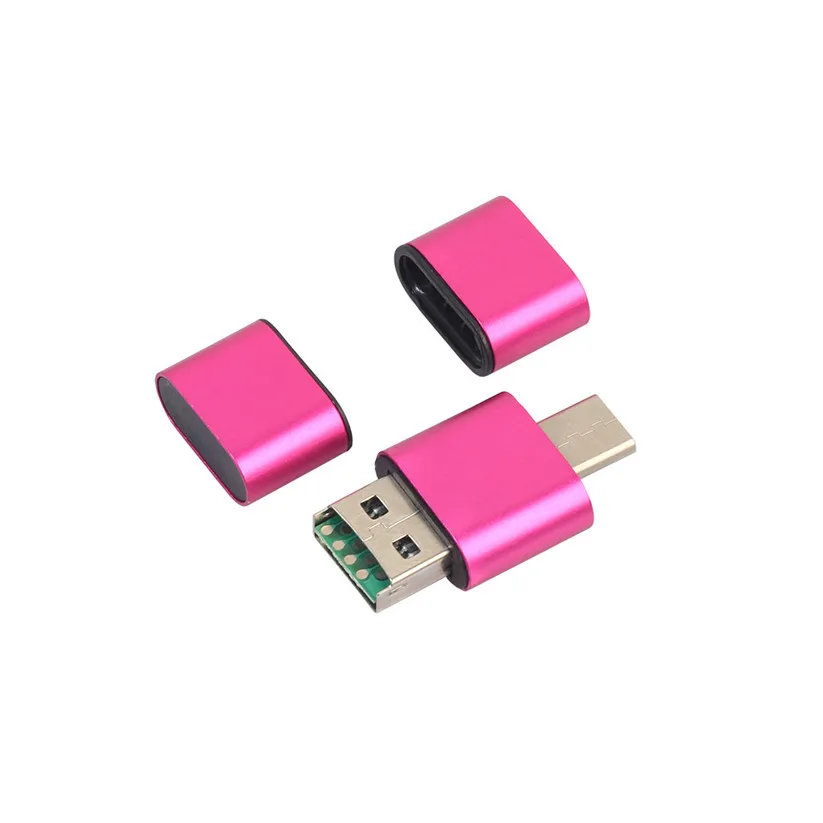 Ouhaobin картридеры OTG Type C к USB 2 0 Micro SD TF кардридер адаптер для Android телефона td0109 Прямая