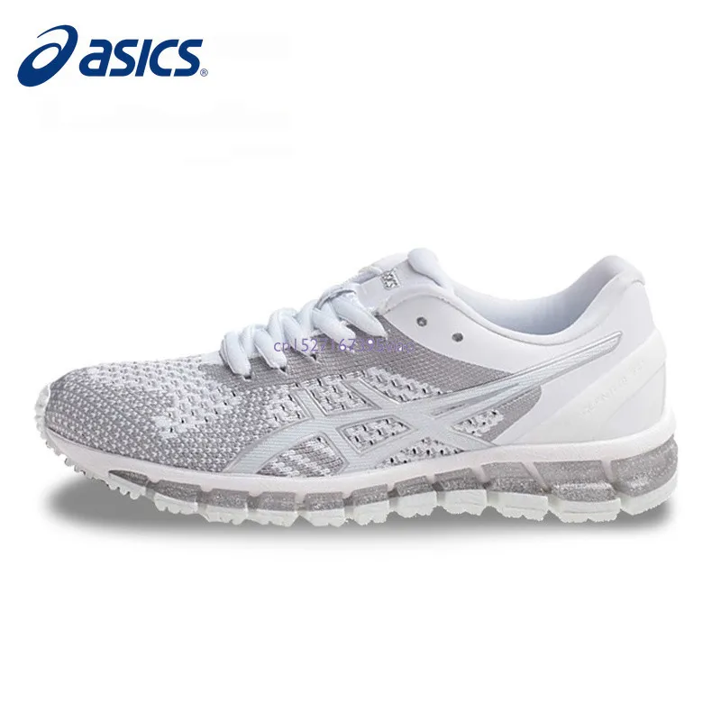Лидер продаж; оригинальная обувь ASICS GEL-QUANTUM 360; женская обувь для бега; белая спортивная обувь кроссовки на шнуровке; дышащая обувь