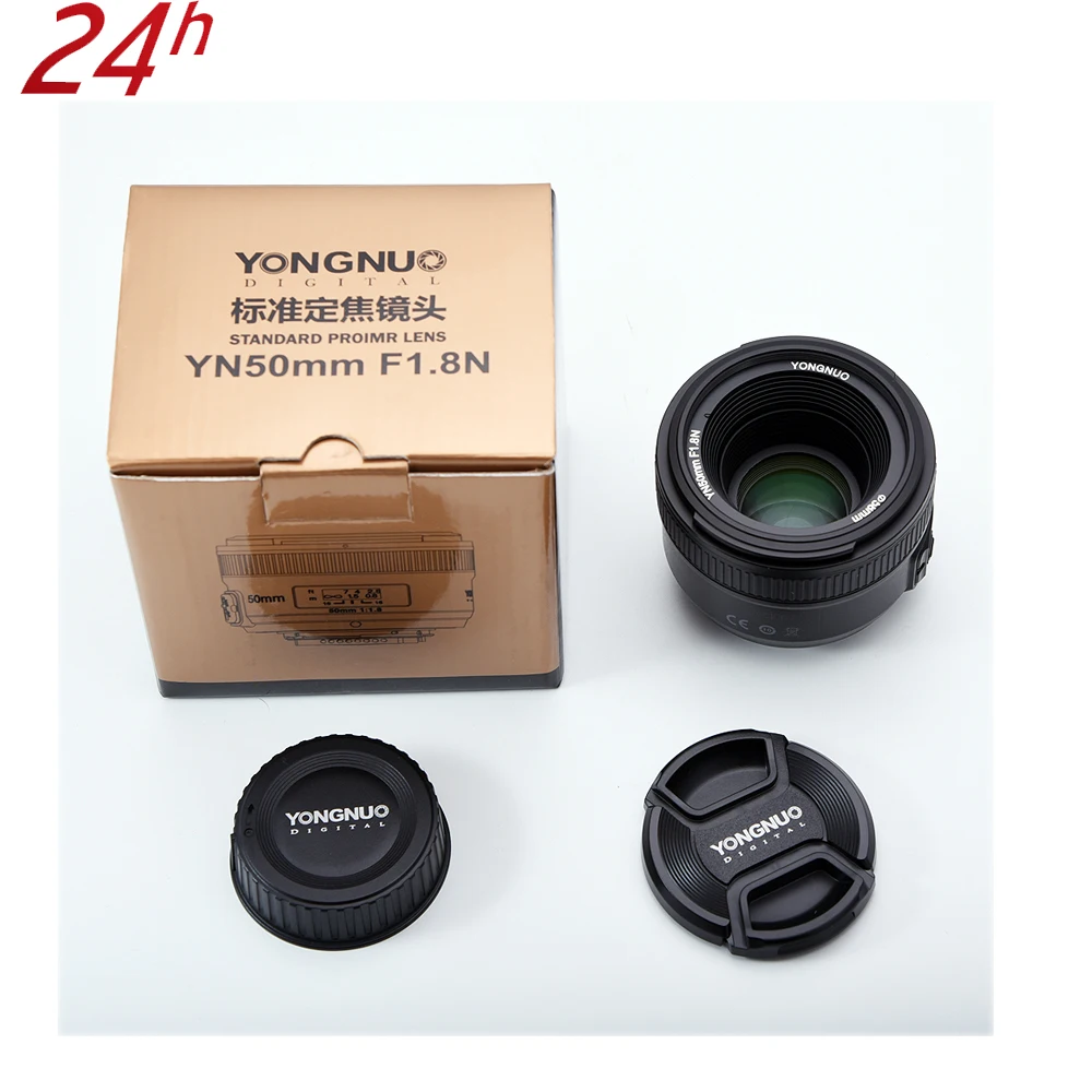 YONGNUO YN50MM F1.8 Большая диафрагма автофокус и ручной режим фокусировки для объектива