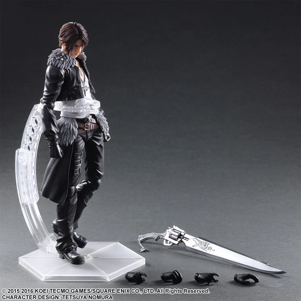 Экшн 26 см аниме Squall Leonhart фигурка играть арт Kai Final Fantasy Коллекция ПВХ модель кукла