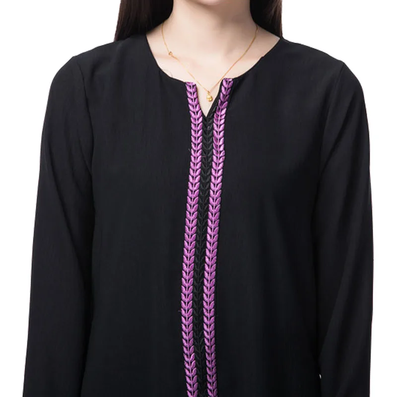 Дубай Abaya исламское платье Турецкий мусульманский кафтан длинное мусульманское
