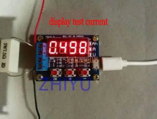 1 5 v ~ 12v измеритель емкости аккумулятора разрядный тестер 18650 Li ion литиево свинцово