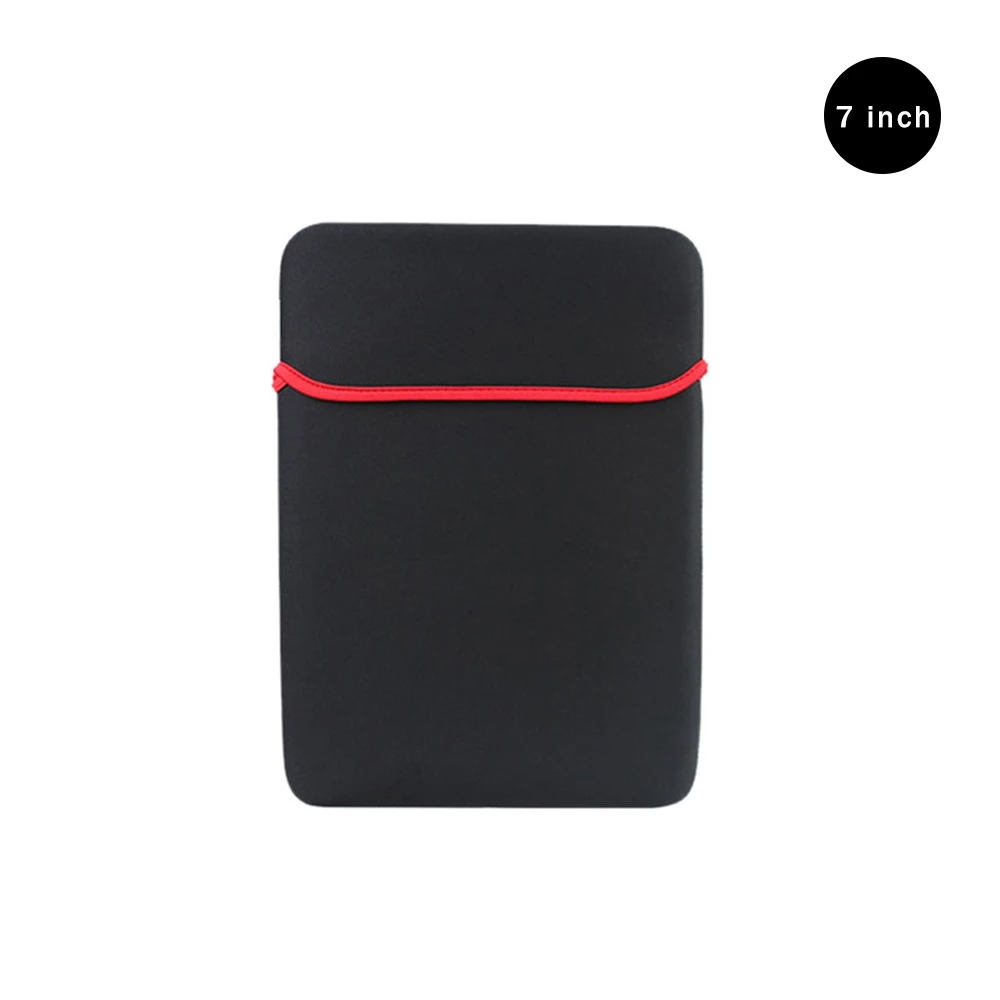 7 inch Универсальный черный чехол, сумка для ноутбука, чехол для планшетных ПК " 8" " 9,7" 1" 12" 1" 14" 1" дюймов, стильный коврик для мыши - Цвет: 7 inch