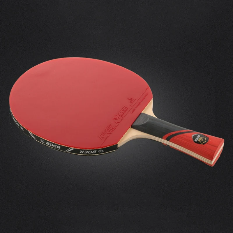 BOER 3STARS Ayous Table Tennis Racket Lightweight Powerful Ping Pong Paddle Bat Grip Table Tennis Training with bag
