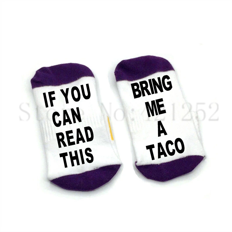Носки Taco If you can read this Bring me хлопковые эластичные удобные носки унисекс Taco|Носки| |