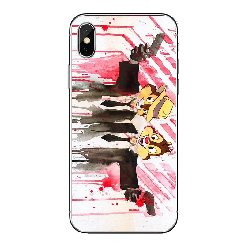 Мягкие прозрачные чехлы для iPod Touch iPhone 4 4S 5 5S 5C SE 6 S 7 8 X XR XS Plus MAX Chip and ALE аниме