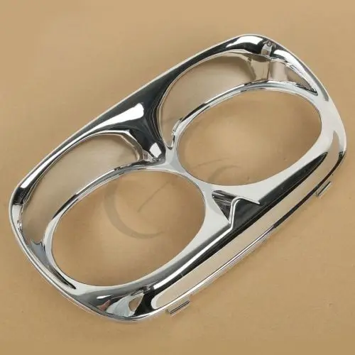 Хромированная накладка на фару ободок внешний обтекатель для Harley Road Glide 98 13|cowl neck