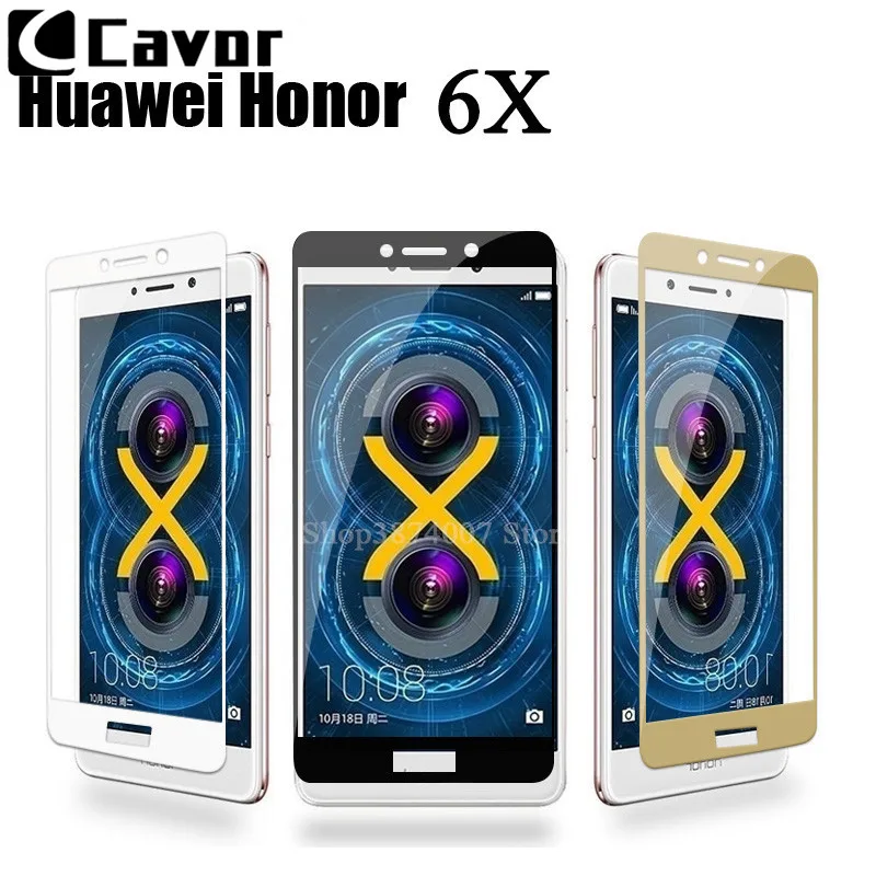 5 &quotзакаленное Стекло Экран протектор для Huawei Honor 6X 6 X все полное покрытие пленка
