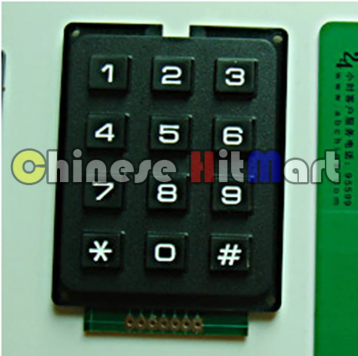 В виде бабочек новинка 12 клавиш мембранная клавиатура 4x3 система матриц матрица 5