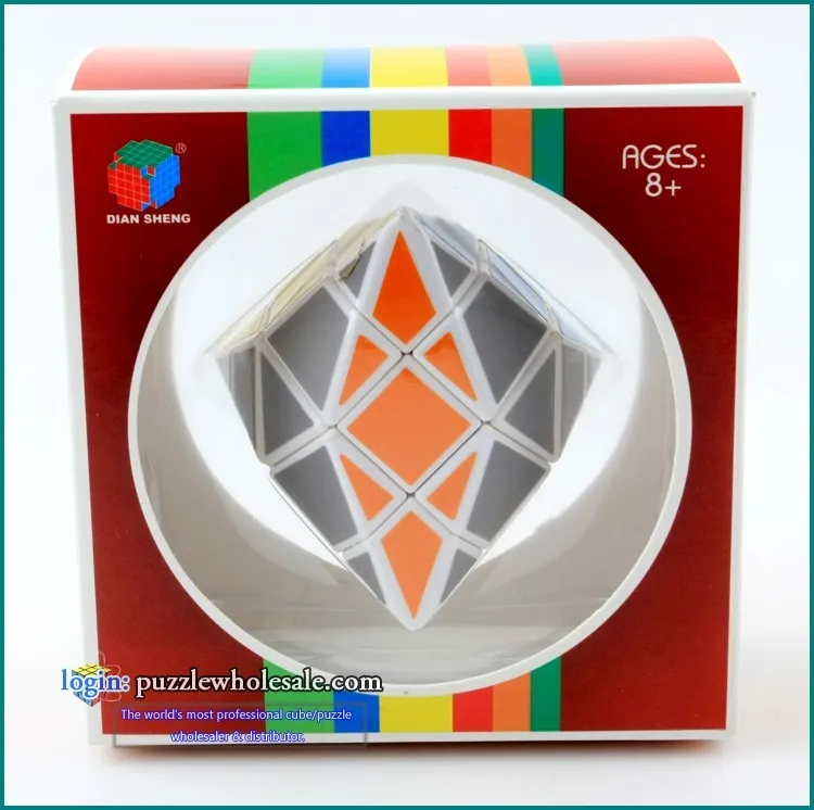 Diansheng SiJiaoWei Quadrangula 4-corner-only волшебный куб 4 угла скорость головоломка обучающая игрушка головоломка твисти cubo magico