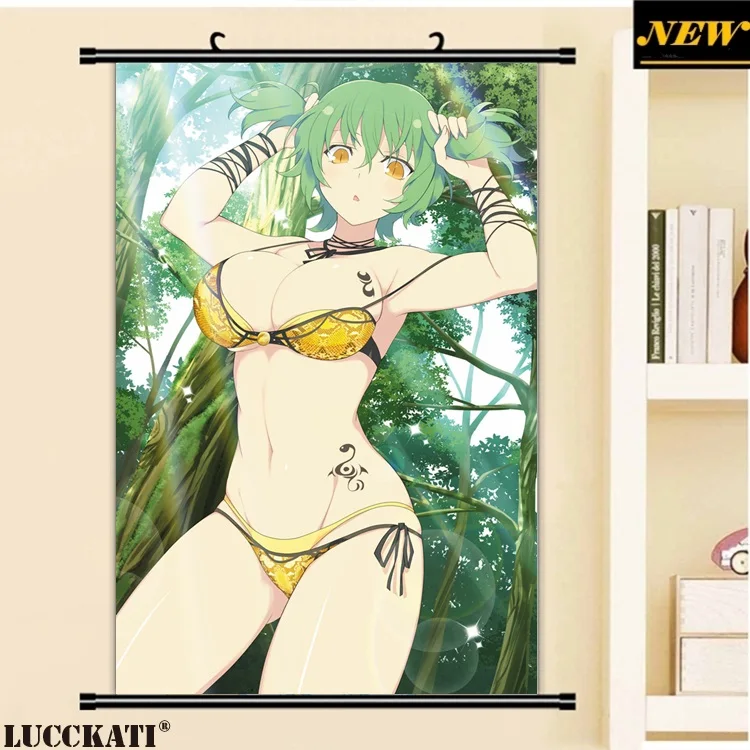 40X60 см Senran Kagura Burst новые волнистые игры, сексуальные лоли, игрушки, мультфильм, аниме, настенные фотообои плакат в рулоне, холст, живопись - Цвет: B