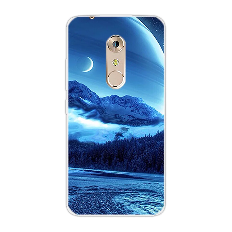 for ZTE Axon 7 5.5inch Bizarre Back Cover Soft Silicon Case Transparent TPU Shell Coque Axon7 Protective Capa |