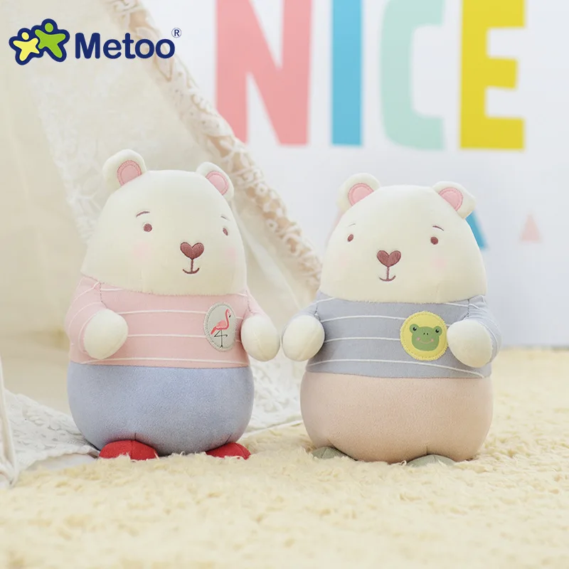 Игрушки для девочек плюшевый медведь Metoo 21 см мягкая ангела Новорожденные