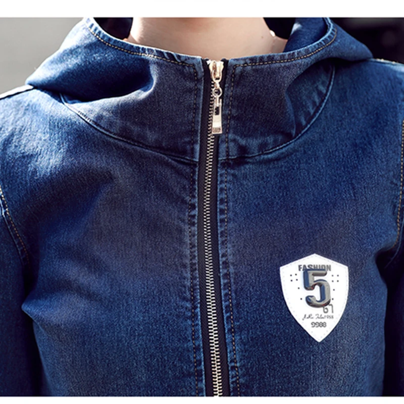 Женское джинсовое платье с капюшоном облегающее эластичное Повседневное