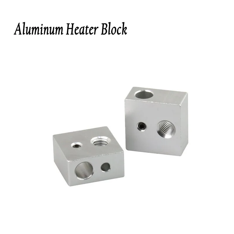 

3pcs Anet A6 A8 Aluminum heater block mk8 M6 Head hotend 20*20*10 Specialized for MK7 Makerbot Extruder 3D Printer Parts