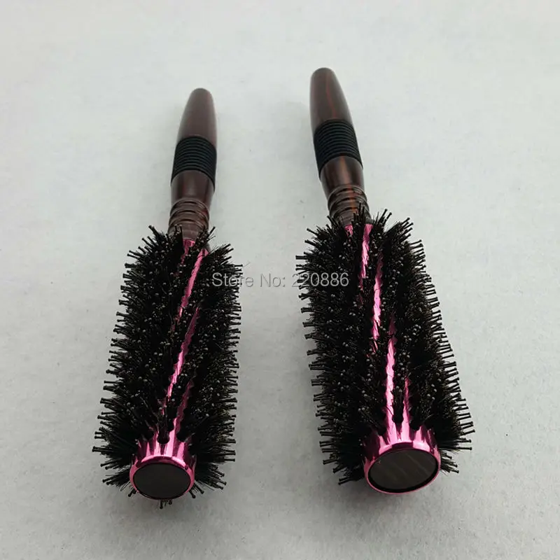 Профессиональная термостойкая деревянная расческа Al баррель круглая щетка для