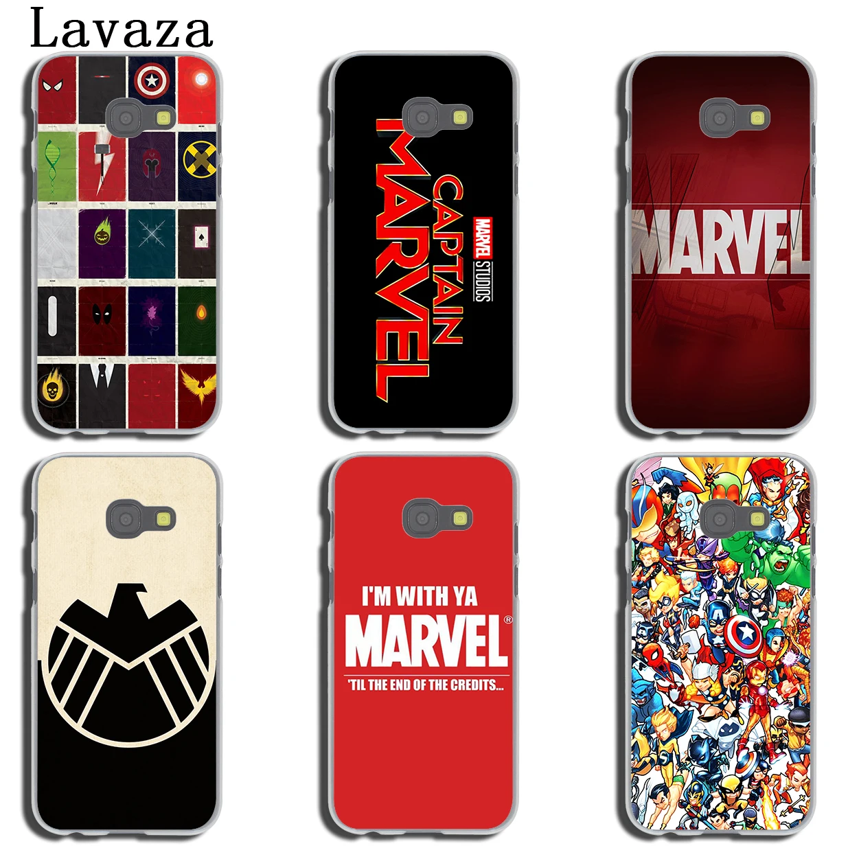 Lavaza Luxury Marvel Comics logo Phone Case for Samsung Galaxy J8 J7 Duo J6 J5 J4 Plus 2018 2017 2016 J2 J3 Prime 2015 Cover | Мобильные