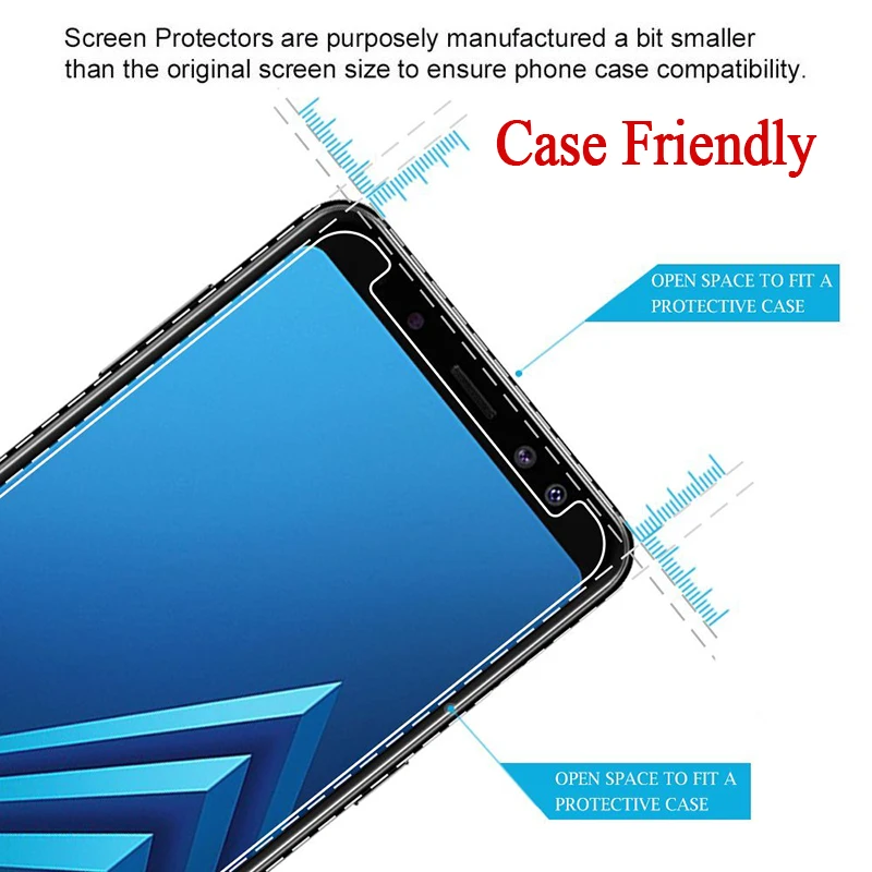 Защитное стекло для samsung galaxy a7 a6 a8 plus glas tremp a 6 7 8 8a 6a samsyng sumsung galax закаленное стекло