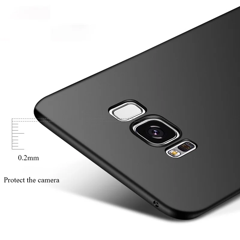 (Тесты только не для продажи) samsung S8 случае роскошный полный жесткие PC матовый