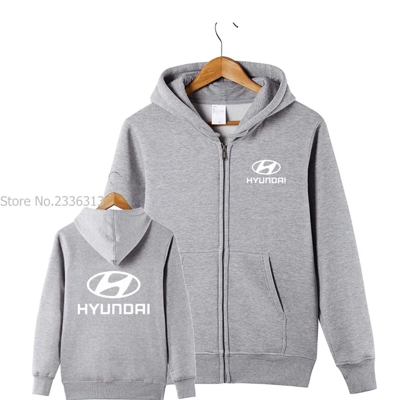 Мужская и Женская осенне зимняя одежда толстовка Hyundai пальто мотоциклетная