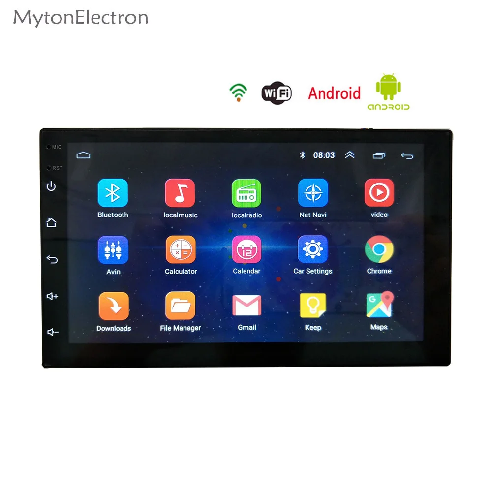 Автомагнитола на Android стерео FM 2DIN DVD 1024*600 GPS-навигатор Bluetooth интеллектуальная