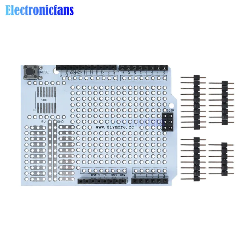 Прототип печатной платы плата расширения макетная протощит модуль для Arduino R3 One Diy