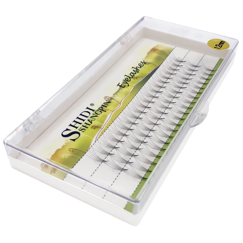60pcs/Set 8/10/12 mm Individual Lashe Black Natural Fake False Eyelash Long Cluster Extension Makeup lash eyelashes | Красота и