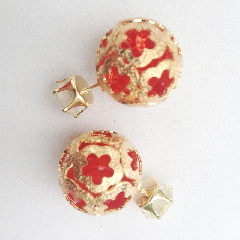 2017 Горячие Продажа Продвижение Классический Круглый Серьги Семь Океанов