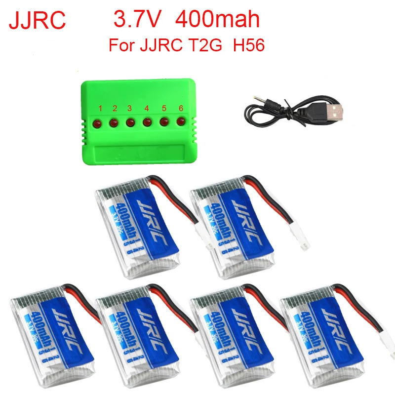 3 7 V 400mah батарея JJRC T2G H56 25C 400mAh RC Quadcopter Lipo батарея|Детали и аксессуары| |