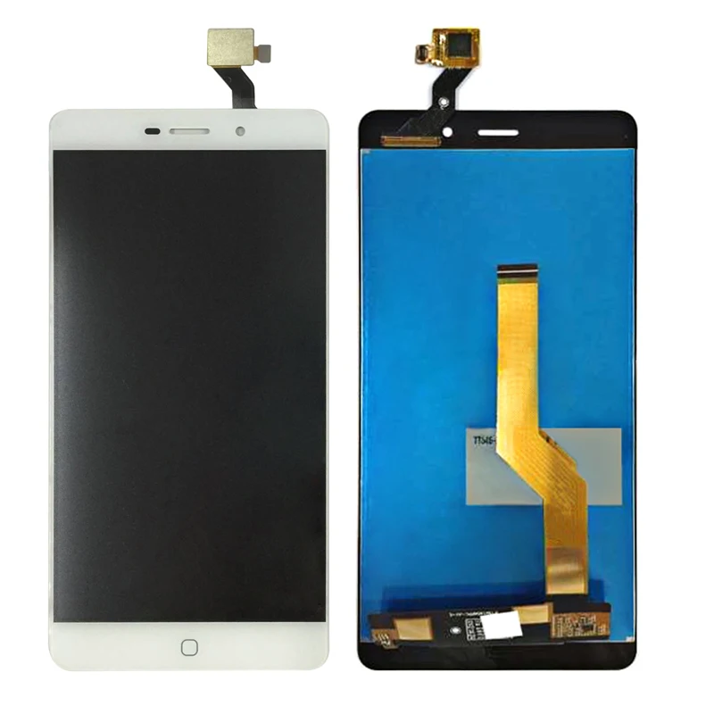 Черный белый цвет ЖК-дисплей для Elephone p9000 p9000d p9000e Сенсорный экран Панель Стекло