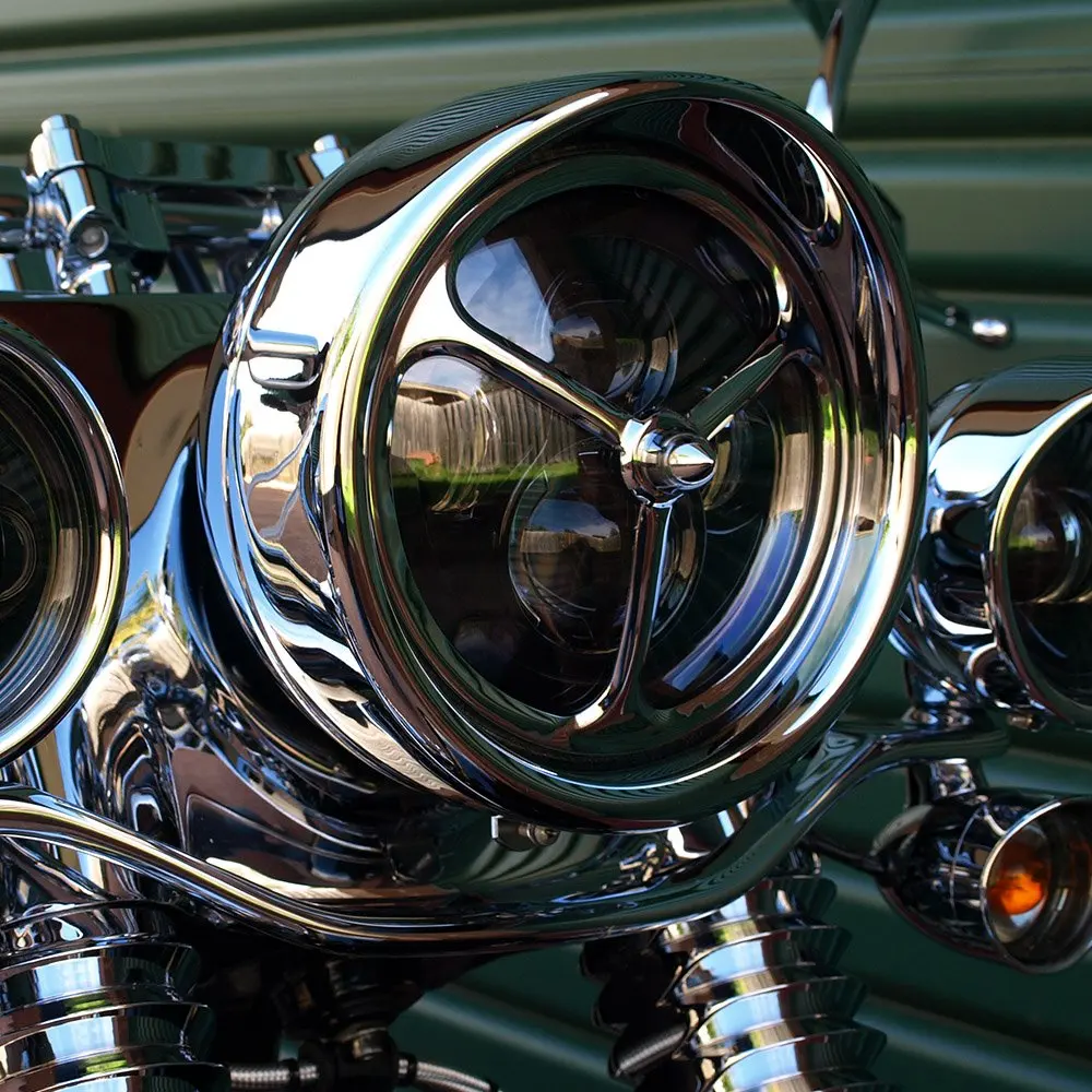 Фара передняя для Harley motor Electra Glide Street Fat Boy Road King Heritage Softail Switchback 7 дюймов