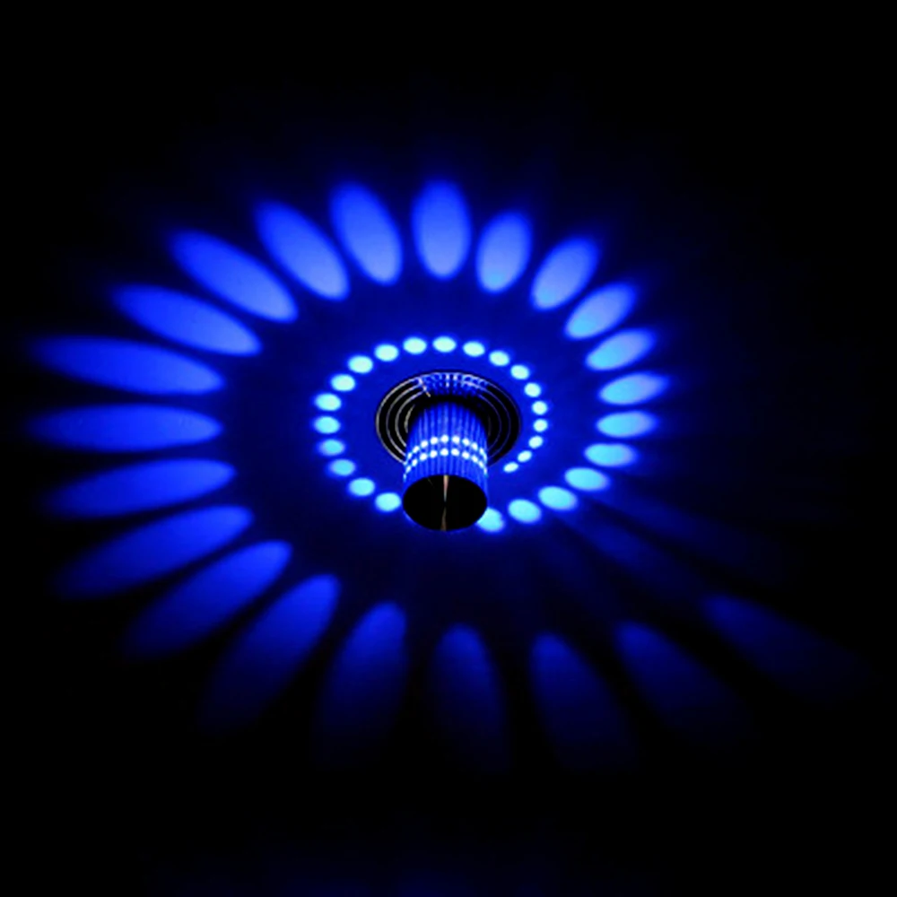 Современный светодиодный настенный светильник встраиваемый RGB креативный