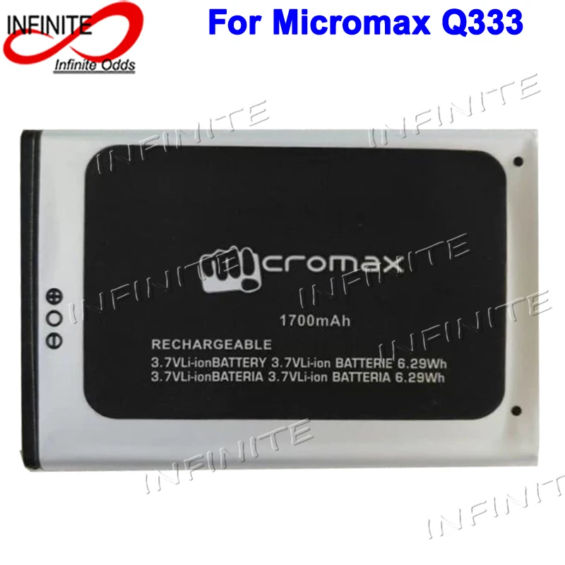 

Аккумулятор для Micromax Q333 высокого качества 1700 мАч