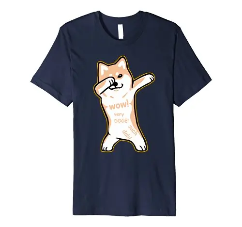 Футболка-DABBING shaba INU Dab Dog футболка с дизайном странные вещи новинка 2018 мужские топы