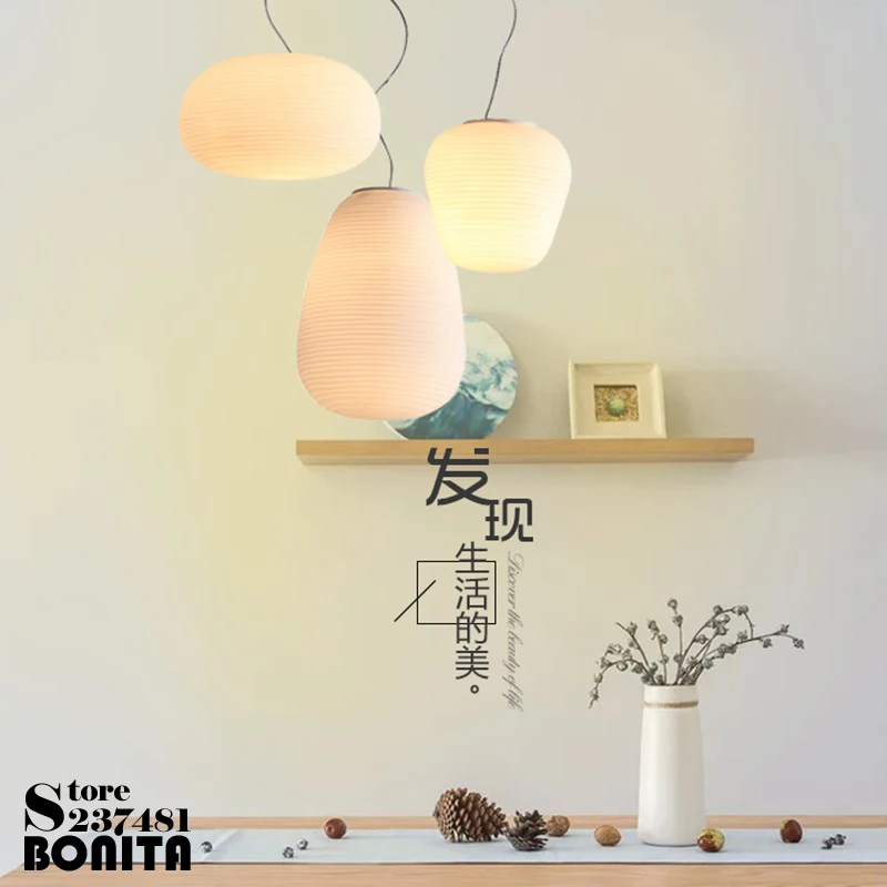 Простая Подвесная лампа с белым стеклянным шнуром подвесные светильники в форме