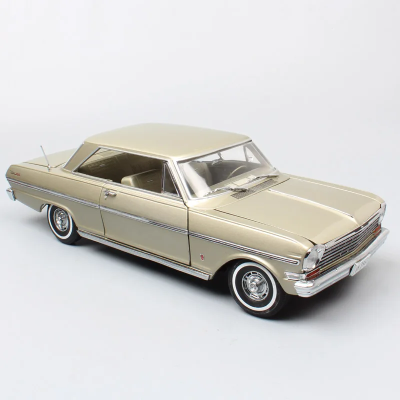 Детские Большие винтажные весы Sunstar 1963 1:18 Chevrolet Chevy II Nova Купе игрушечные