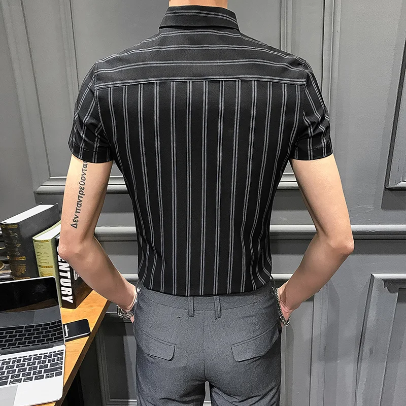 Camisas hombre manga corta Лето 2019 Новый коротким рукавом мужская рубашка универсальные