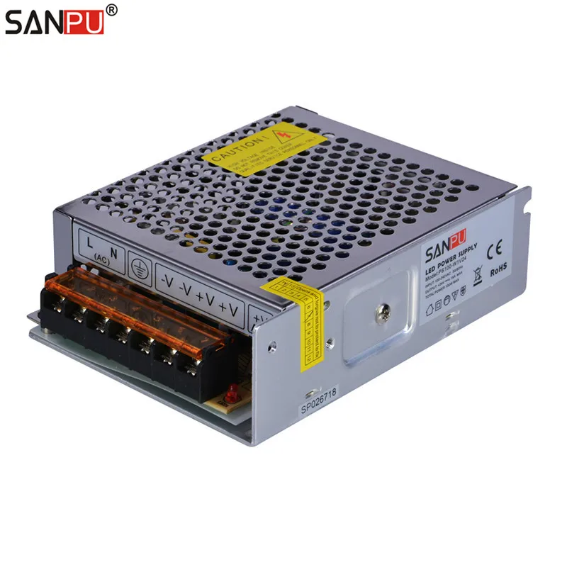 SANPU SMPS 24vdc 100 Вт Светодиодный драйвер 4a постоянное напряжение Импульсный источник
